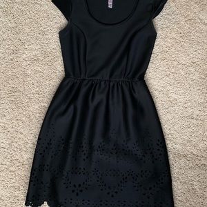Black Dress - Eyelet detail - Xhilaration